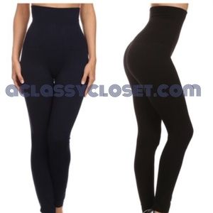High Waisted Full-Length Leggings -Misses & Plus